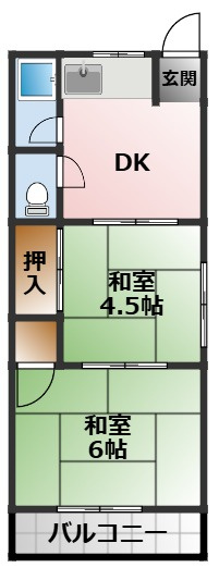 【間取り】 | 福寿荘