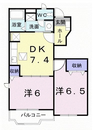 フレグランス・Ｓの間取り