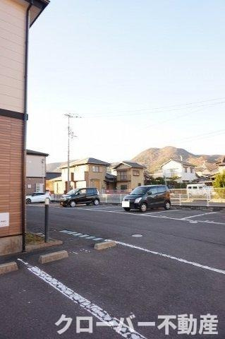 エスポワールの駐車場