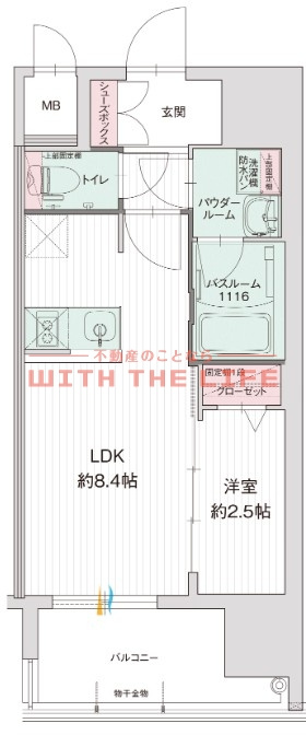 グランフォーレ久留米駅プレミア【キャッシュバック対象物件】の間取り
