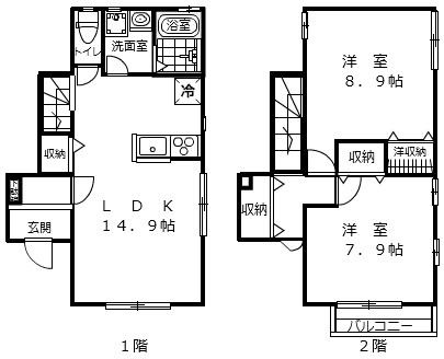 パヴァンヌ望地(ペット)の間取り