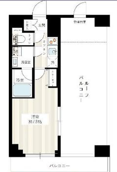 ルクシェール浅草の間取り
