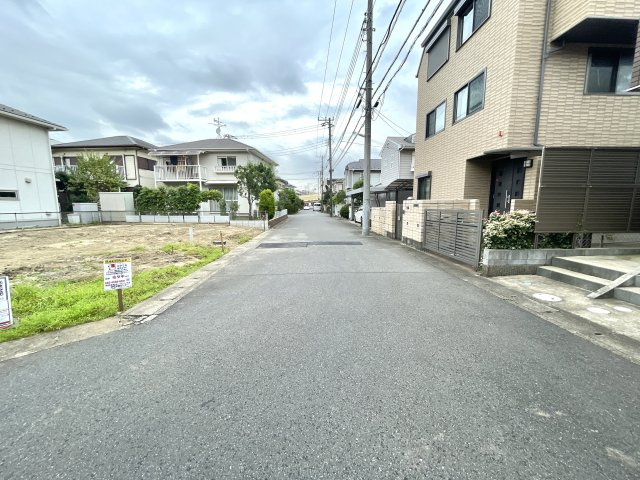 習志野市秋津5丁目519②の前面道路含む現地写真|9月4日撮影