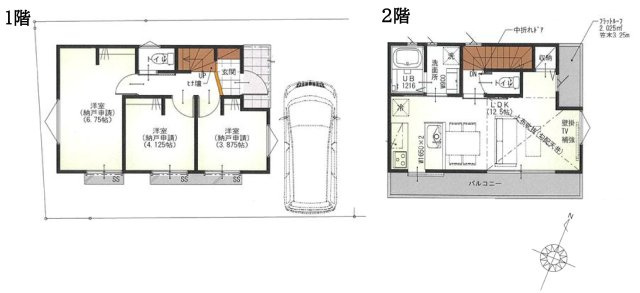 小平市大沼町2丁目　西武新宿線　小平駅　新築戸建の間取り