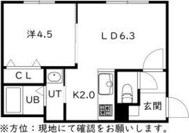 GRAN　BACH麻生(グランバッハ麻生)の間取り