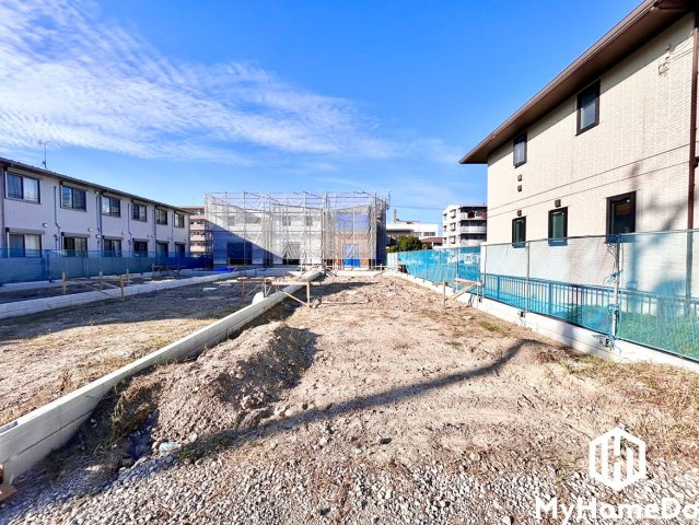 北区中味鋺　2期の前面道路含む現地写真