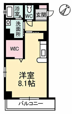 アブニールの間取り