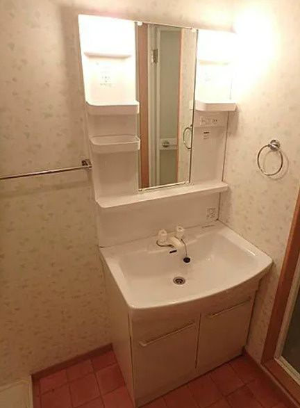 重原マンションの独立洗面台