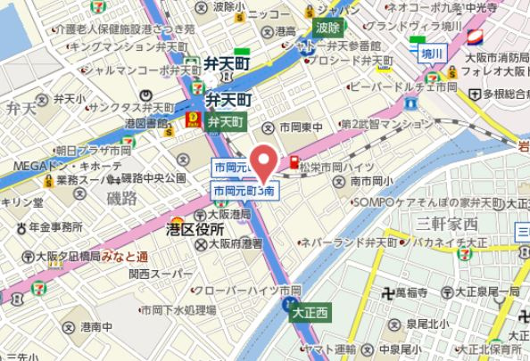 【地図】 | エスリード弁天町南