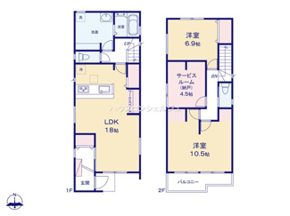 【間取り】 | 名古屋市中村区藤江町３丁目34【仲介手数料無料】新築一戸建て　1号棟