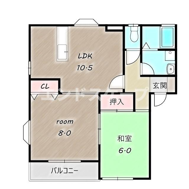 グリーンハイツアカシヤの間取り|高崎、前橋のお部屋探しはエンドスケープまで！お客様の理想お聞かせ下さい♪
