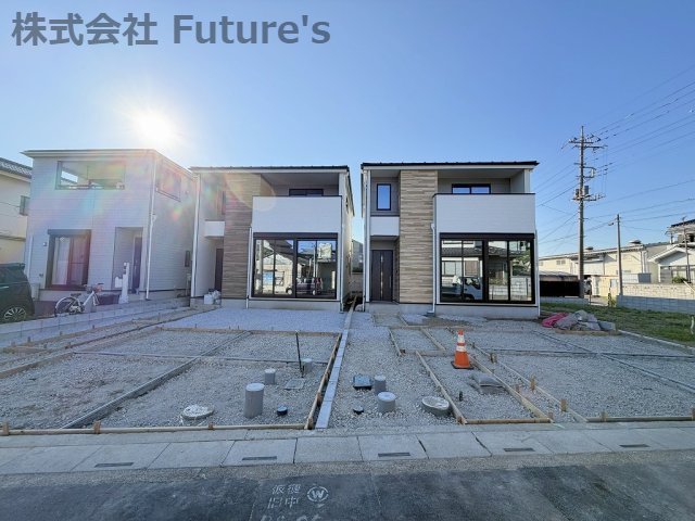 三郷市高州3丁目　新築戸建　全2棟　1号棟の外観|現地の写真になります。