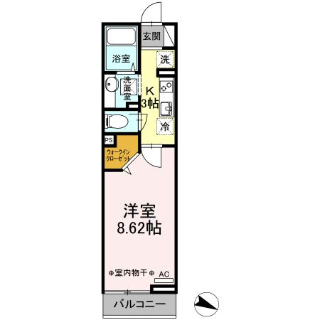 MarioKⅡの間取り