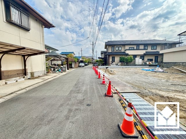 京田辺市草内山科　1期の前面道路含む現地写真|8月28日　現地写真更新