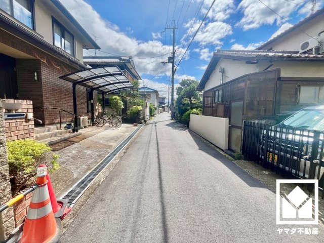 京田辺市草内山科　1期の前面道路含む現地写真|9月21日　現地写真更新