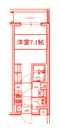 藤沢市片瀬海岸２丁目の賃貸マンションの間取り