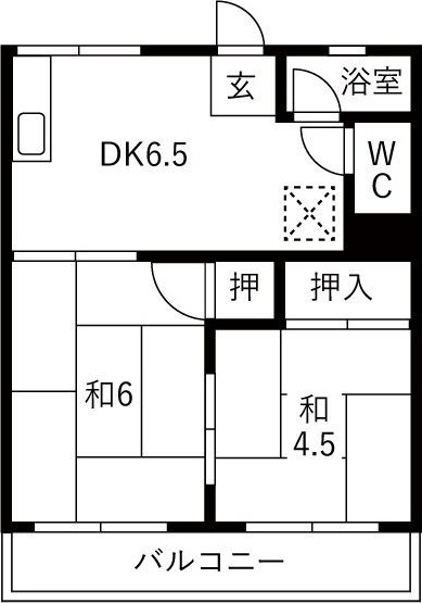 カームタイム豊田の間取り