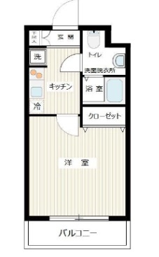 北区赤羽３丁目の賃貸マンションの間取り