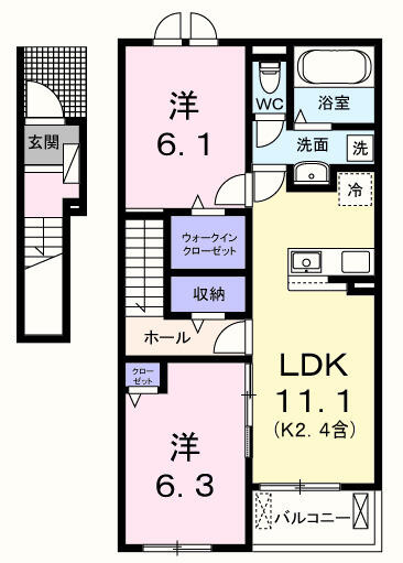 【間取り】 | リバーテラスＫ