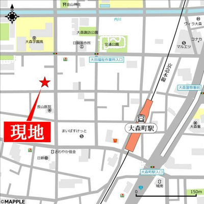 【地図】 | ルナリア大森町