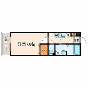 シャテロハイツ弐番館の間取り