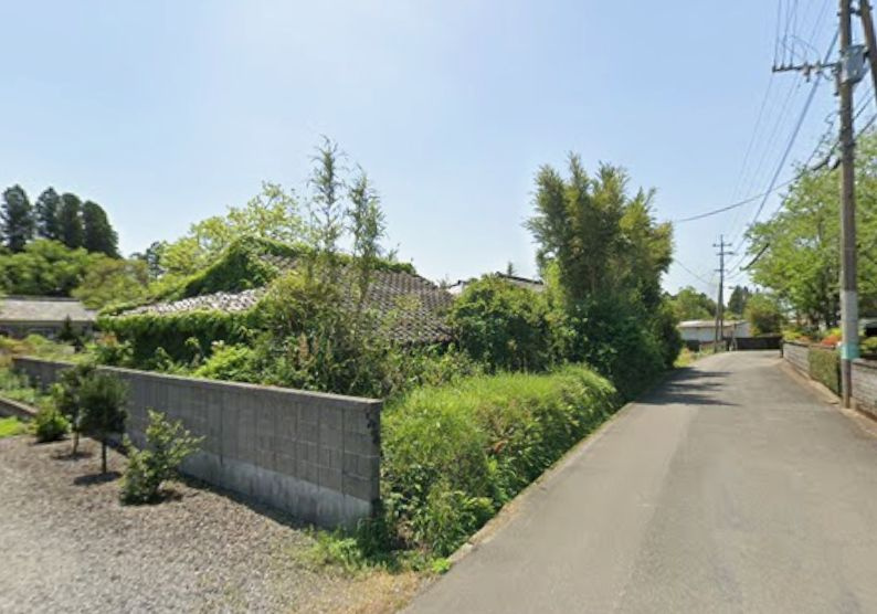 都城市上水流町の売地の外観