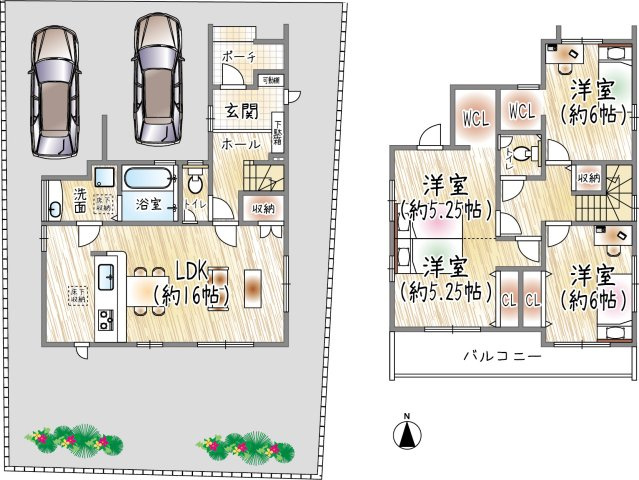 清瀬台の間取り