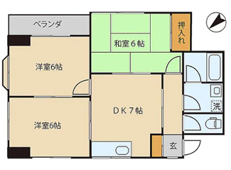 【間取り】 | 【S造一括マンション】春日部市備後東３丁目