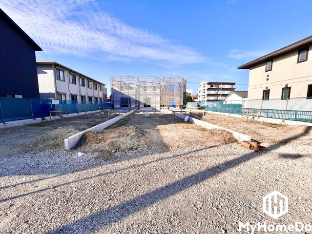 北区中味鋺　2期の前面道路含む現地写真