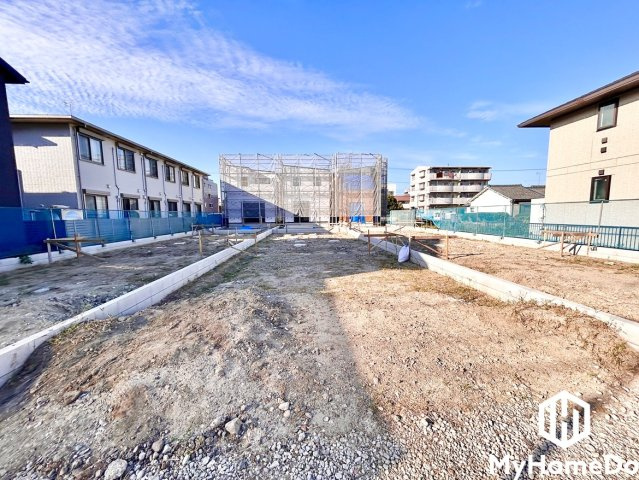 北区中味鋺　2期の前面道路含む現地写真