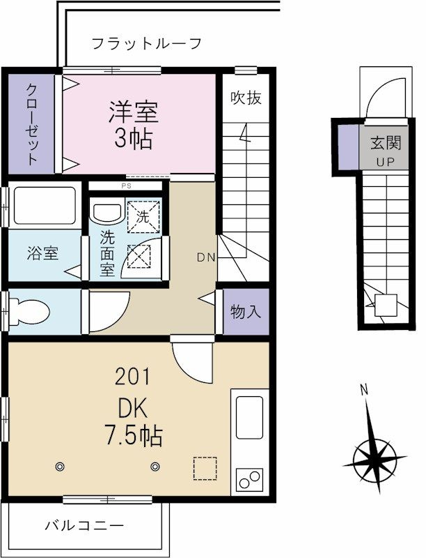 ラ・カーサ・ミーアの間取り