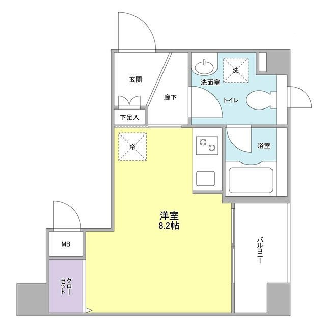 Ｋ２の間取り|間取りです。