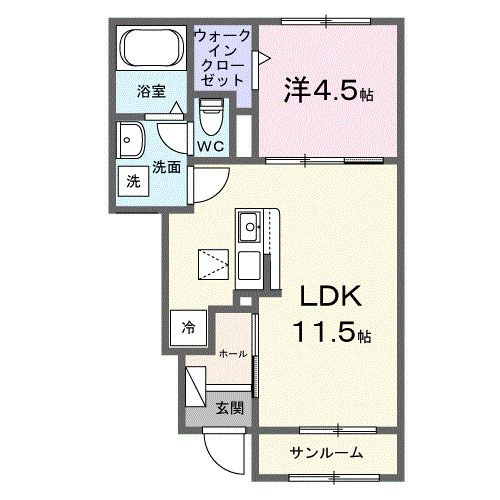 グランヒルズ瀬古の間取り