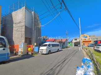 【前面道路含む現地写真】 | 名古屋市中村区荒輪井町１丁目15-2【仲介手数料無料】新築一戸建て　1号棟