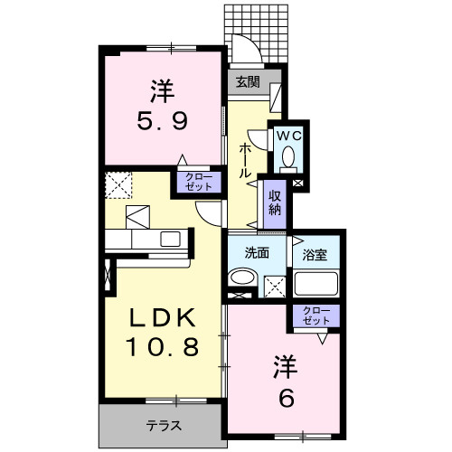 【間取り】 | Ｐｅｔｉｔ　Ａｎｇｅ　Ⅲ