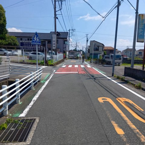 【前面道路含む現地写真】 | 三島市谷田 売土地  ET06338 | 三島市谷田　前面道路