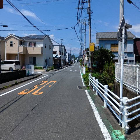 【前面道路含む現地写真】 | 三島市谷田 売土地  ET06338 | 三島市谷田　前面道路