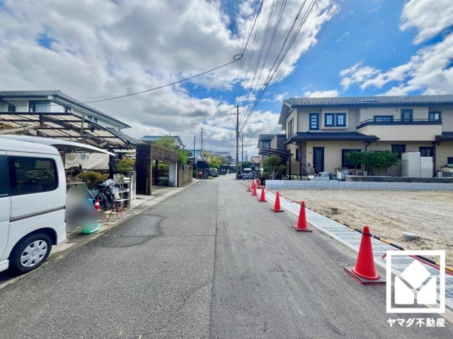 京田辺市草内山科　1期の前面道路含む現地写真|9月21日　現地写真更新