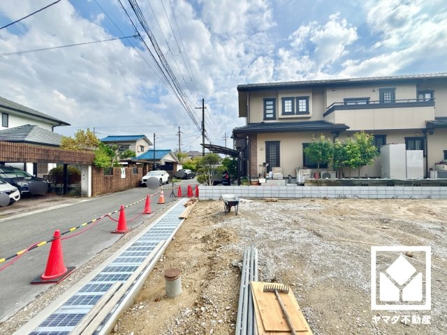 京田辺市草内山科　1期の前面道路含む現地写真|8月28日　現地写真更新