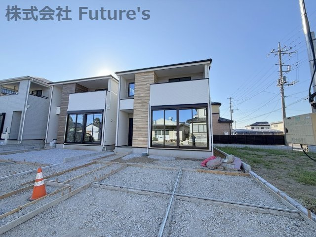 三郷市高州3丁目　新築戸建　全2棟　2号棟の外観|現地の写真になります。