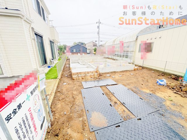 【サンスターホーム】羽村市羽加美3丁目　未来エコ住宅新築1号棟の外観