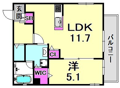 ベレッツァ南塚口の間取り