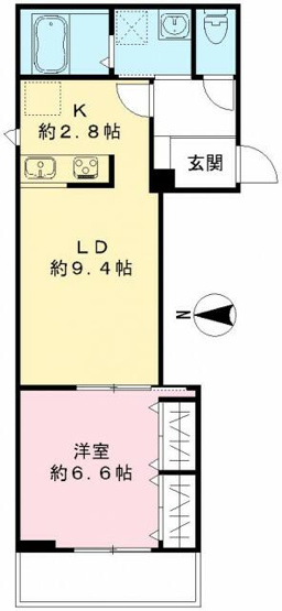 【間取り】 | ルナリア大森町