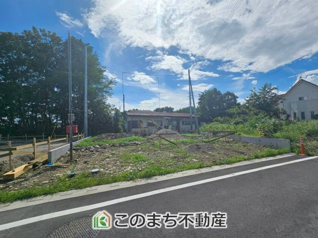 CRADLEGARDEN那須塩原市豊浦南町の外観|建築中現地写真（同社施工の完成物件・モデルハウスがご見学できます）
