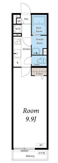 リブリ・Petit Platの間取り