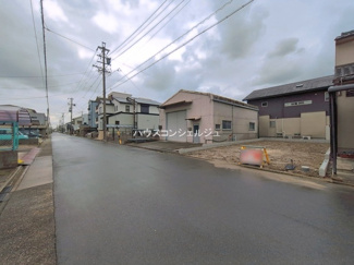 【前面道路含む現地写真】 | 名古屋市中村区宿跡町２丁目89-4【仲介手数料無料】新築一戸建て　1号棟