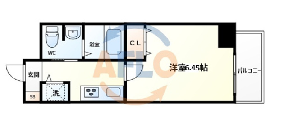 フォレスタ長居の間取り|フォレスタ長居　間取り
