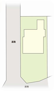 【区画図】 | 滑川町月輪　中古住宅  