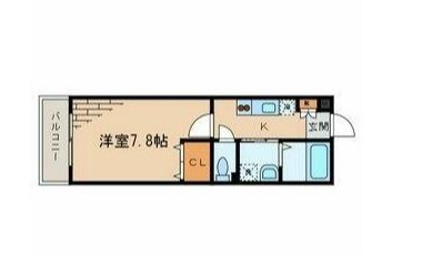 シャテロハイツ弐番館の間取り