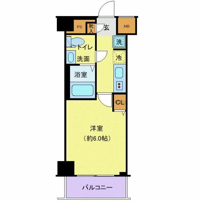 ジェノヴィアお花茶屋Ⅱスカイガーデンの間取り